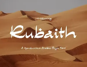 Rubaith font