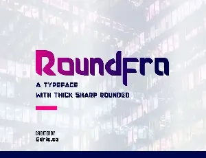 Roundfra DEMO font