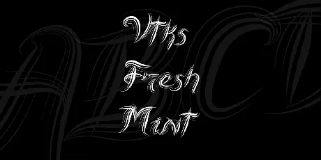 Vtks Fresh Mint font