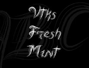 Vtks Fresh Mint font