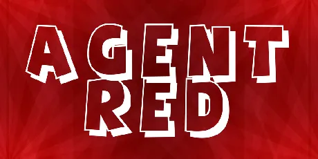 Agent Red font