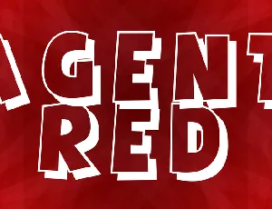 Agent Red font