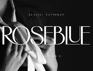 Roseblue font