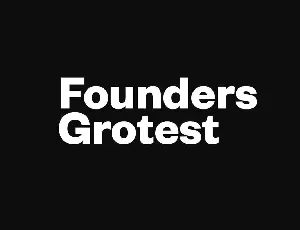 Founders Grotesk Family font