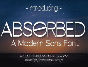 ABSORBED font