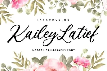 Kailey Latief Modern Calligraphy font