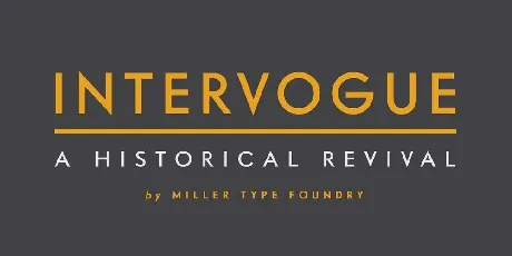 Intervogue font