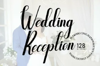 Wedding Reception font