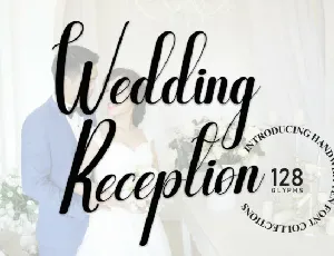 Wedding Reception font