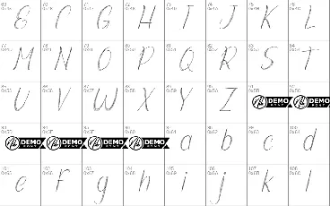Sketch Pencil Demo font