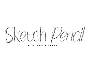 Sketch Pencil Demo font