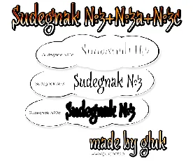 SudegnakNo3 font