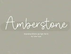 Amberstone font