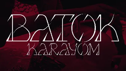 Batok Karayom font