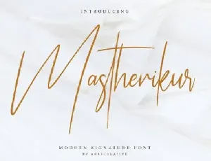 Mastherikur Handwritten font