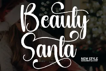 Beauty Santa Script font