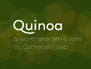 Quinoa font
