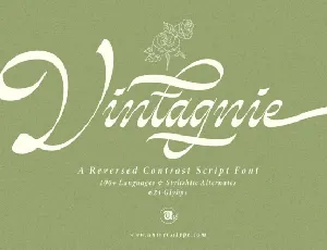 UT Vintagnie font