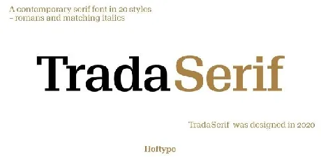 Trada Serif font