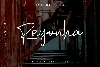 Reyonha Handwriting font