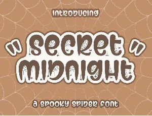 Secret Midnight font