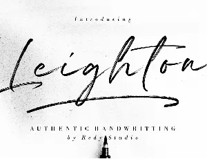 Leighton Demo font