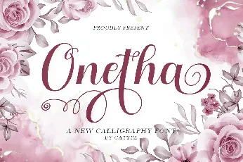 Onetha font