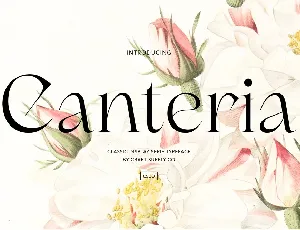 Canteria Free font