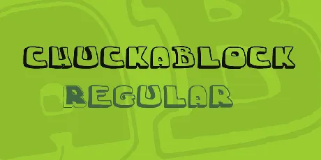 chuckablock font