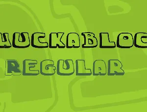 chuckablock font