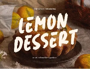 Lemon Dessert font