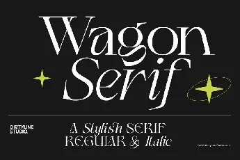 Wagon font