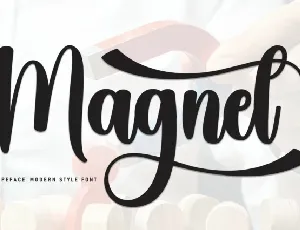 Magnet Script font