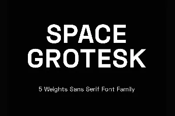 Space Grotesk font