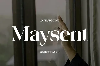 Maysent font