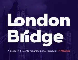 London Bridge Sans font