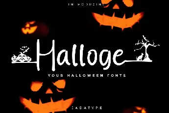 Halloge font