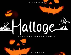 Halloge font