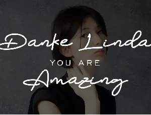 Danke Linda font