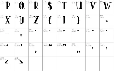 Melodical font