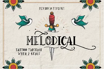 Melodical font