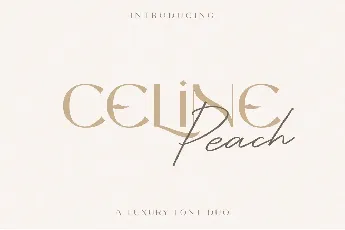 Celine Peach Free font