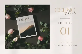 Celine Peach Free font