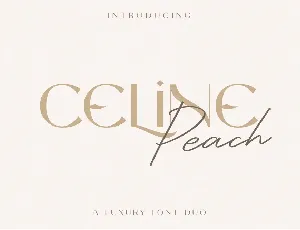 Celine Peach Free font