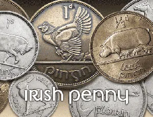 Irish Penny font