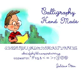 Calligraphy Hand Made font