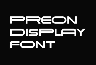 Preon DEMO font