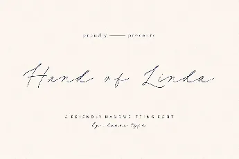 Hand Of Linda font