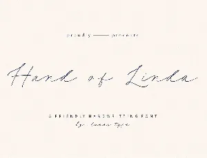 Hand Of Linda font