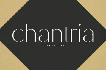 Chantria font